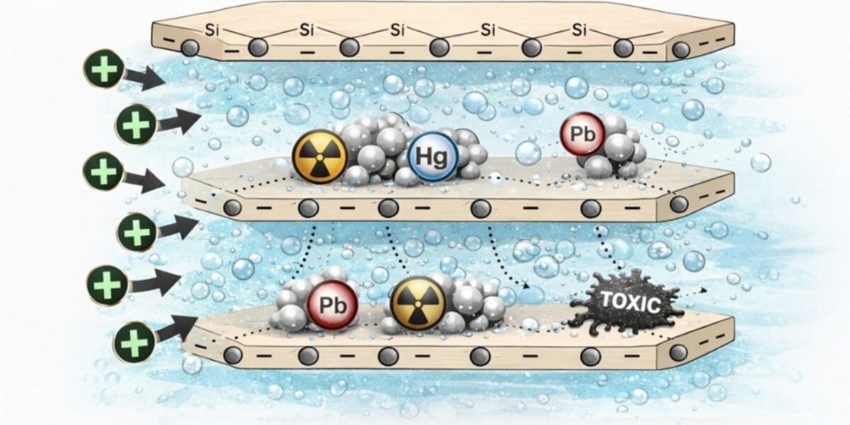 Kalsiyum bentonit kilinin en güçlü bağladığı ağır metaller