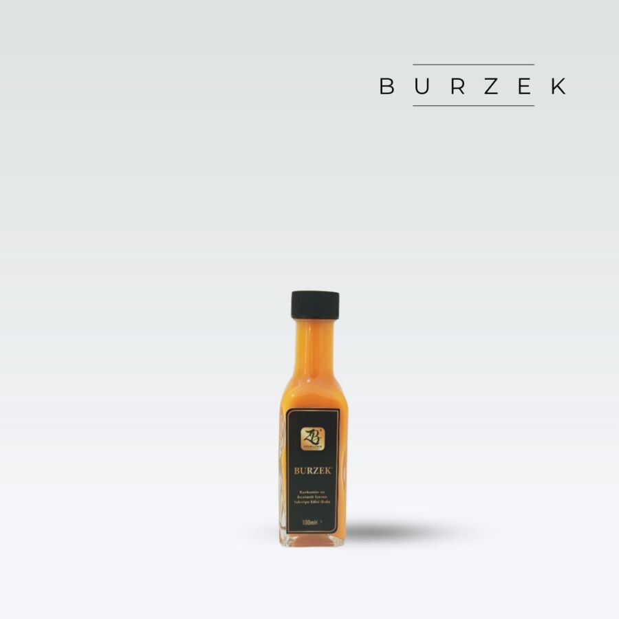 BURZEK - Supplementary Food Containing Curcumin and Bentonite Clay - 100 ml - 1