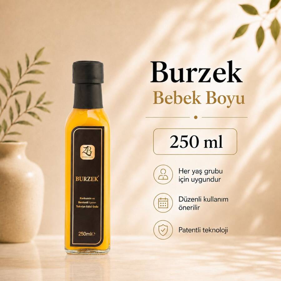 BURZEK - Ergänzungsfuttermittel mit Curcumin und Bentonit-Ton - 250 ml - ZB SAĞLIKLI YAŞAM